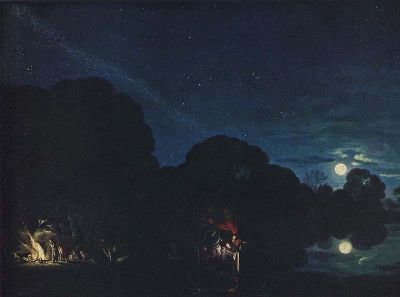 Adam Elsheimer The Flight to Egypt oil painting picture